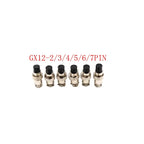 GX12/GX16/GX20 Female Connector 2/3/4/5/6/7/8/9/10/12/14/15Pin Wire Panel Connector Aviation Plug Circular Socket