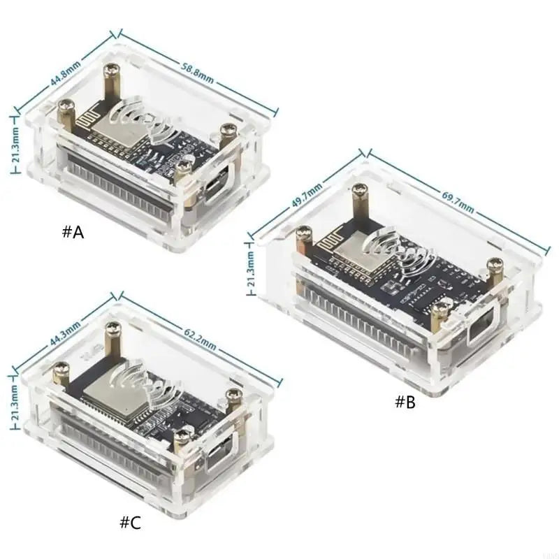 Lightweight Acrylic Case for CP2102/CH340G ESP32 Safe Use IoT Development Board Y3ND