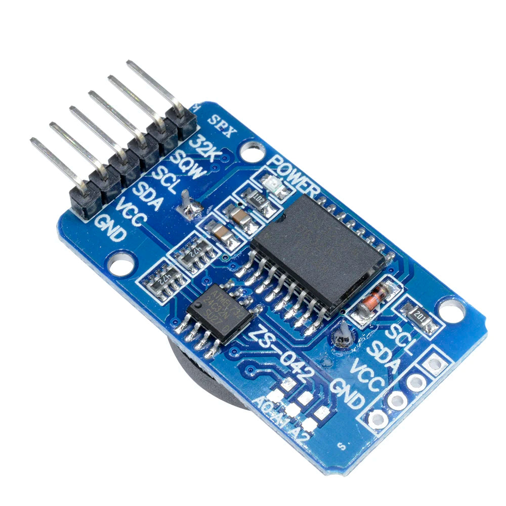 5PCS DS3231 AT24C32 IIC Module Precision RTC Realtime Clock Module AT24C32 ZS042 for Arduino Memory Module