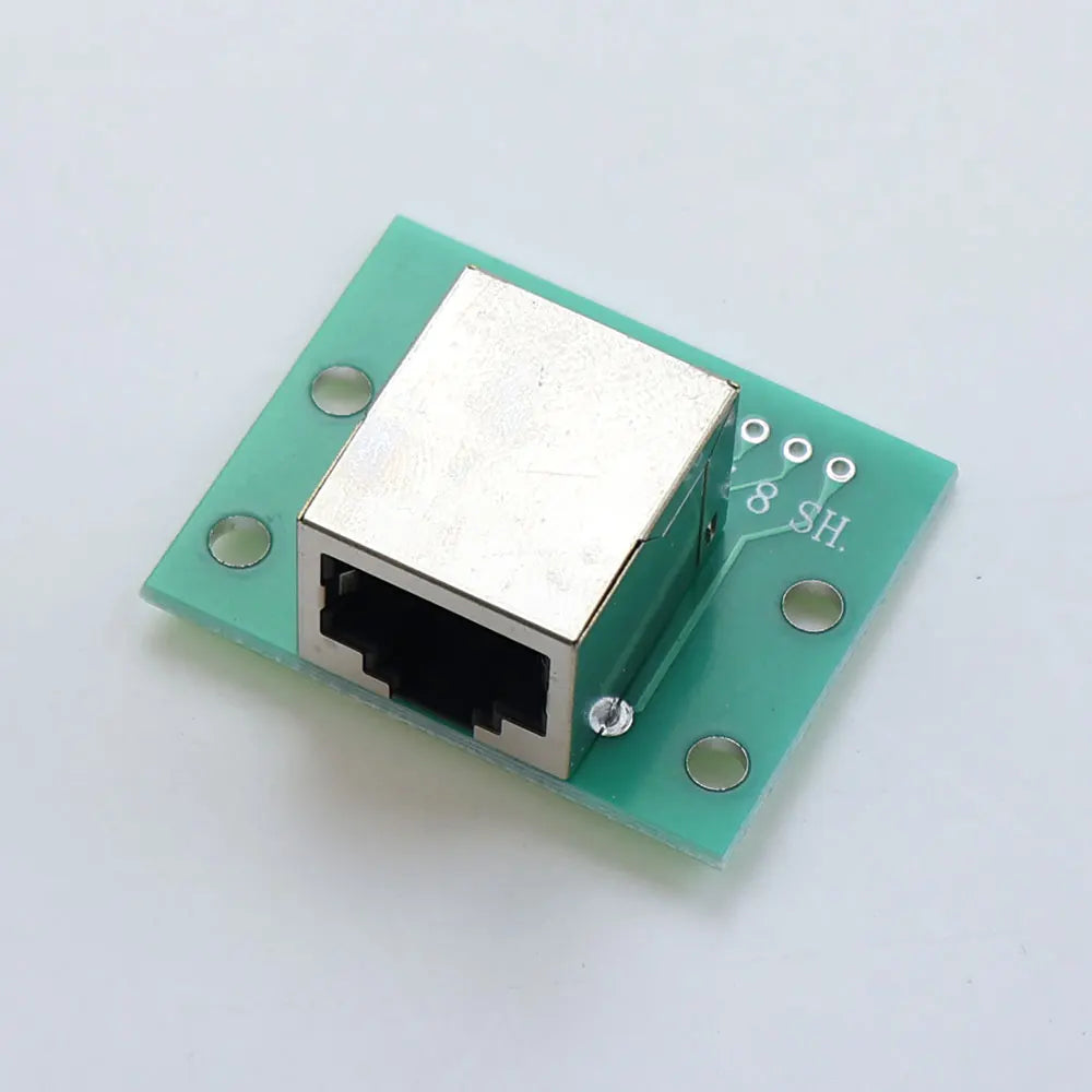1Pc RJ45 Adapter Test Board To XH2.54 Modular Ethernet Connector Adapter Network Interface + Breakout Board + Pin Header