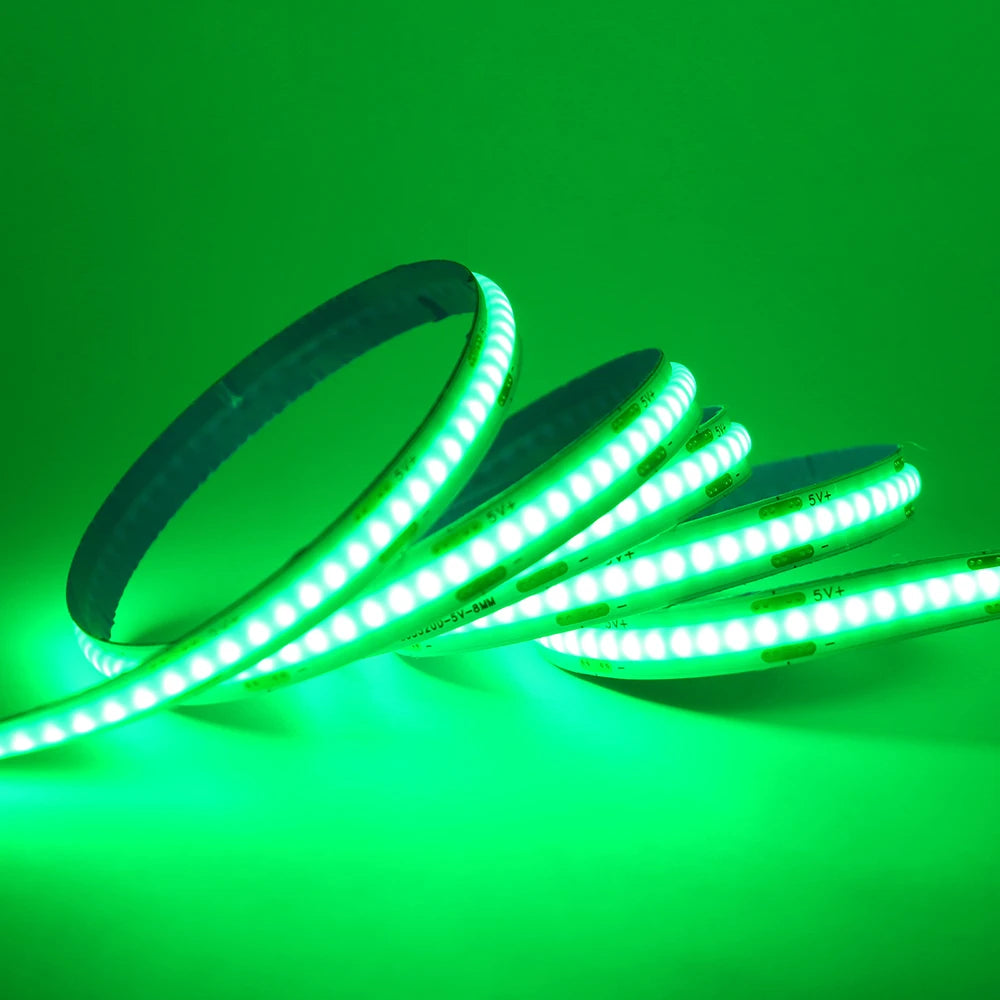 5V Motion Sensor Nigth Light COB Led Strip USB Battery Power 3mm 5mm 8mm PCB 320 LEDs Flex Lamp for Under Cabinet Kitchen Stairs