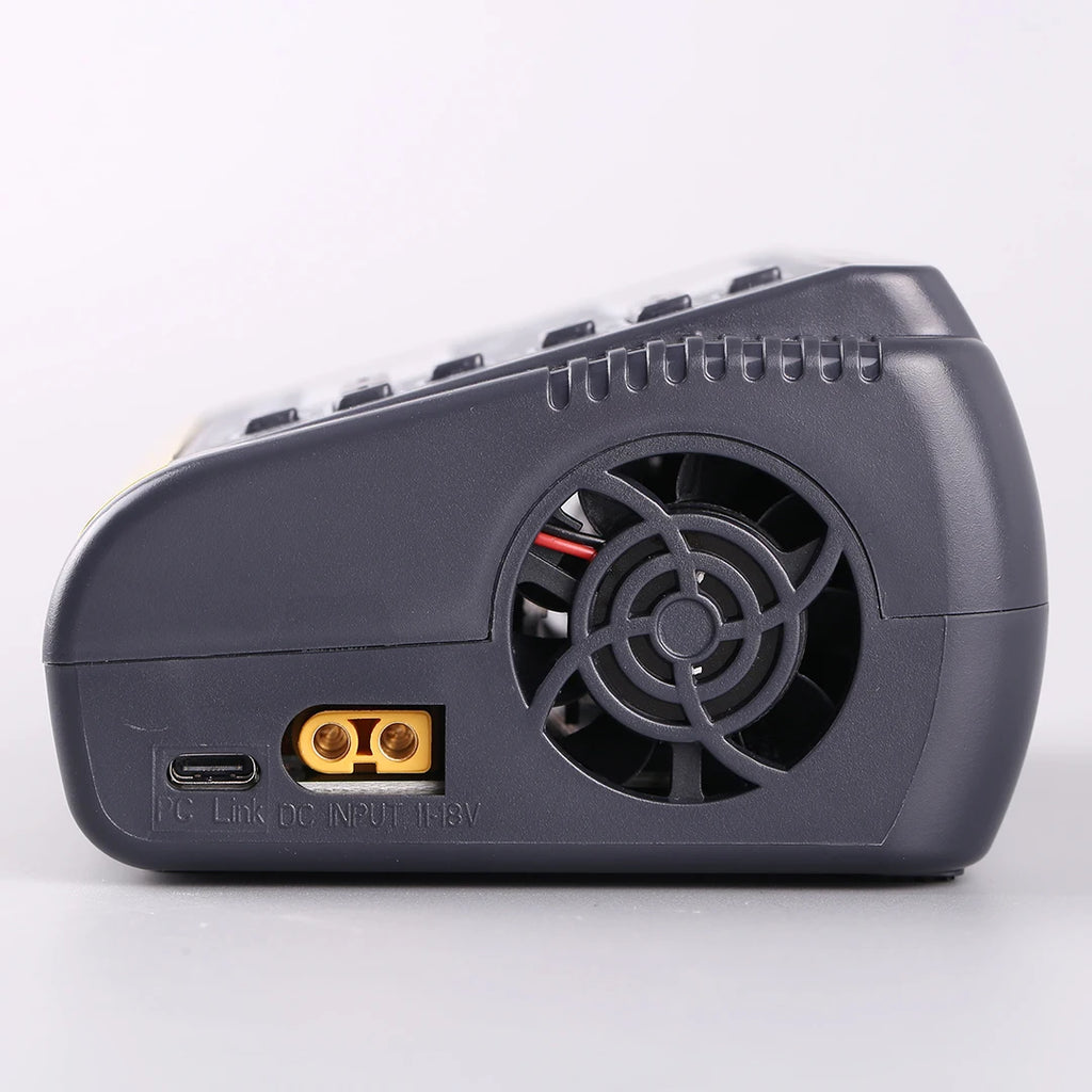 HTRC L6X2Lipo Intelligent Balanced Charger for RC Model Aircraft Dual Channel 2-6S Remote Control LiPo Battery Charger