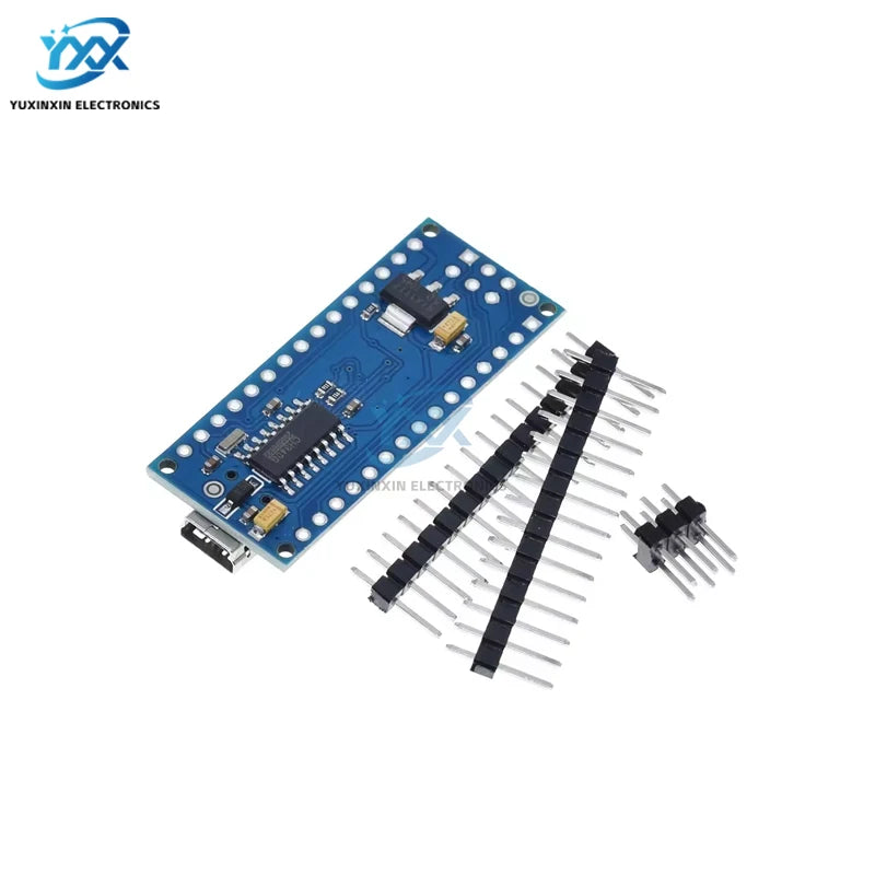 1PCS Arduino Nano Compatible Board ATmega168 ATmega168PA-AU Controller with CH340 CH340C USB Driver Replace CH340G