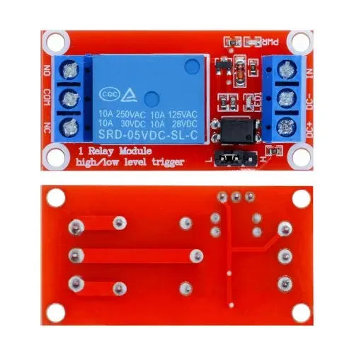 1-5Pcs DC 5V 9V 12V 24V 1 Channel Relay Module With Optocoupler Shield Board High Low Level Trigger Power Supply Module Arduino