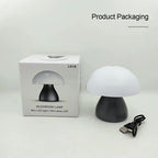 Mushroom LED Table Lamp Touch Dimming USB Charging Night Light for Bedroom/Desk/Coffee Bar Decorative Ambient Night Lighting