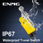 ENMG ET8108-CF IP67 Waterproof Travel Limit Switch Mechanical Position Switch Roller Lever for Industrial Equipment Farm Manure