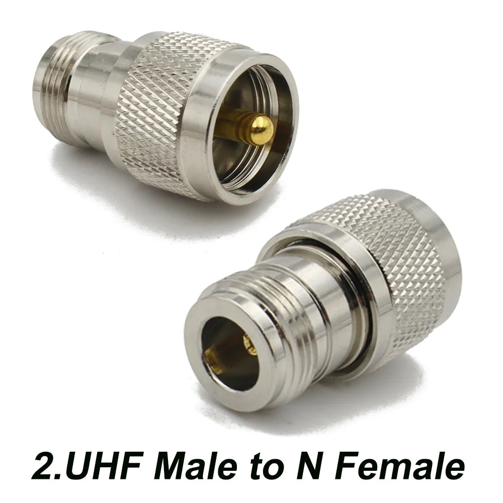 PL259 SO239 UHF Male to N Female Adapter  L16  N Type to UHF Male Female Straight RF Coaxial Connector Wholesale