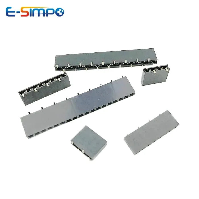 20PCS 2.54mm SMD Socket Stackable 1x2-10P 12P 14P 15P 16P 20P 24P 25P 30P 40P PH8.5 Single Row SMT Female Pin Header  Connector