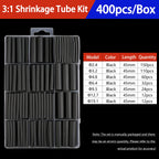 Heat Shrink Tubing Kit 73-900PCS 2:1 3:1 4:1 Ratio Cable Wire Insulation Sleeve Electrical Repair Protector Heat-Shrink Tube Set