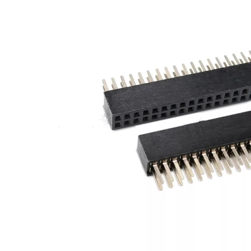 10pcs 1.27mm Pitch Female Header 2x5 2x10 2x20 2x25 2x30 2x40 2x50 Pin Double Row Straight Connector 10/20/40/50/60/80/100P