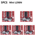 L298N DC Motor Driver Module L298N Stepper Motor Smart Car Robot Breadboard Peltier High Power L298 DC Motor Driver for Arduino