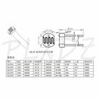 500PCS/LOT LDR Photo Light Sensitive Resistor Photoelectric Photoresistor 5539 GL5506 5516 5528 5537 5539 5547 5549 For Arduino