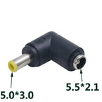 Common DC Power Male to Female 6.0*4.4 / 4.0x1.7 / 3.5*1.3 / 5.5*2.5 To 5.5*2.1 Plug Converter Notebook Laptop Adapter Connector