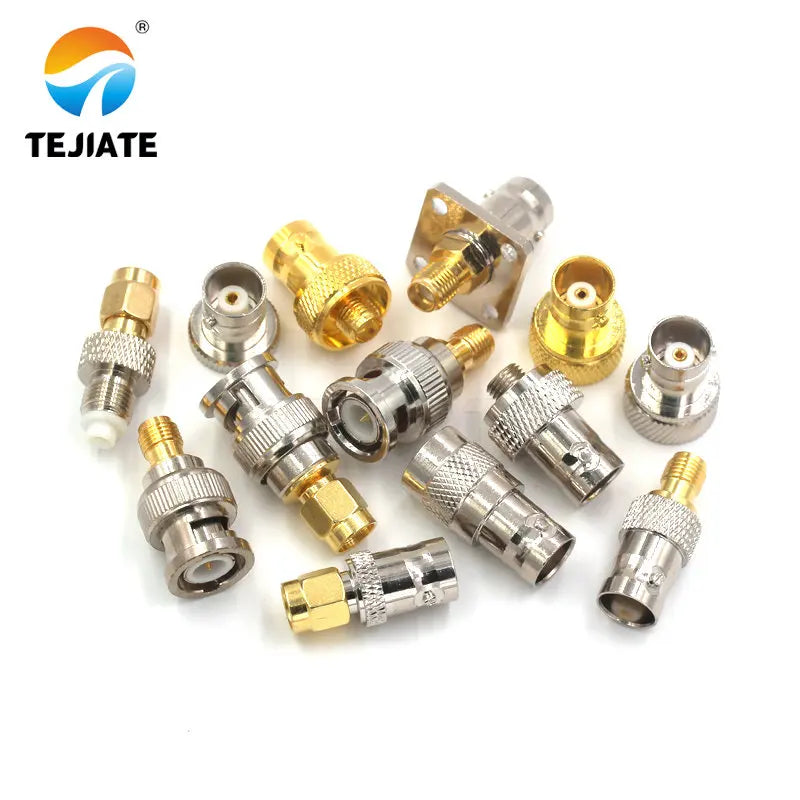 1PCS SMA to BNC Female and Male Adapter All copper Walie-talkie Antenna Connector