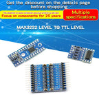 1PCS MAX3232 Serial Port Mini RS232 to TTL Converter Adaptor Module Board miniRS232 MCU 2/4/8 serial port conversion module