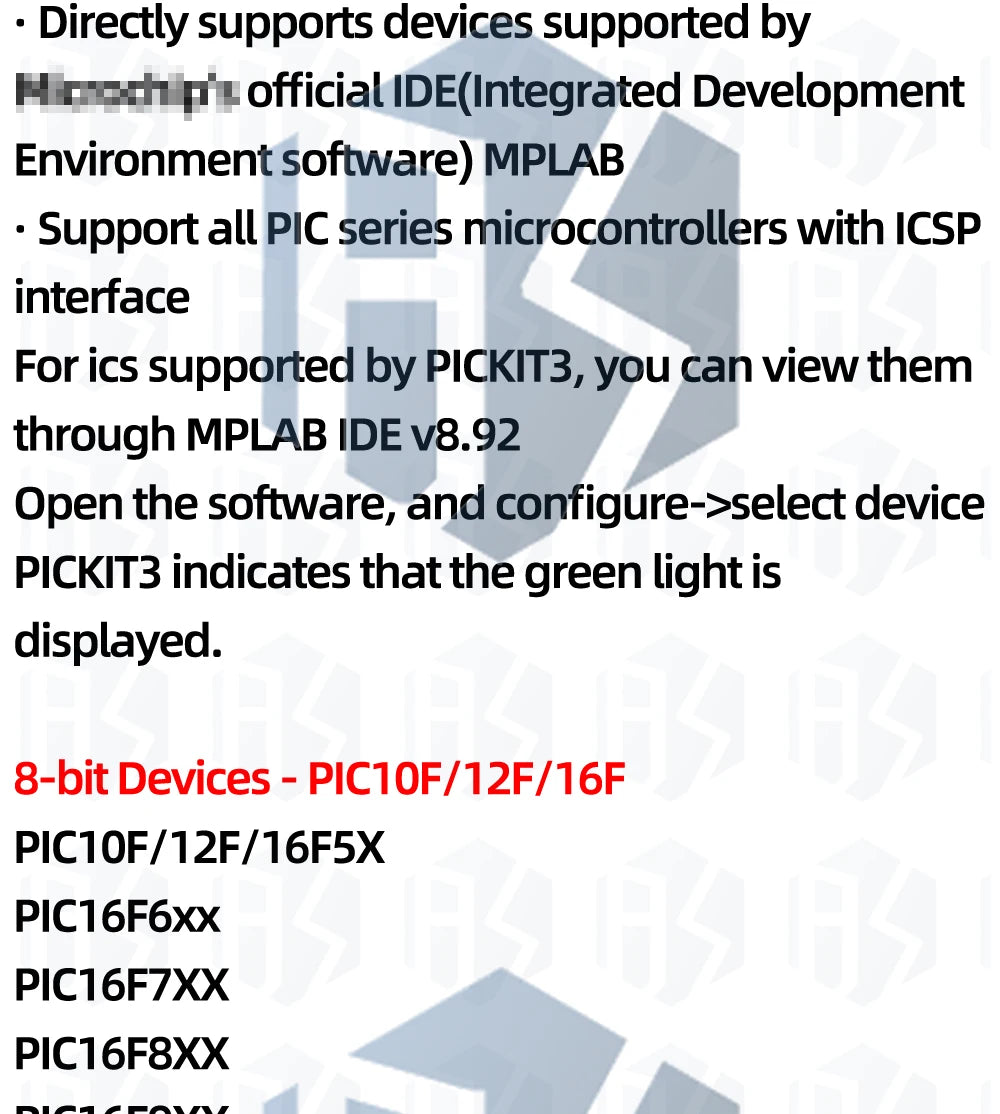 PICKIT3 PICKIT3.5 PICKIT 3 Programmer Offline Programming PIC Microcontroller Chip  +PIC Programmer adapter seat
