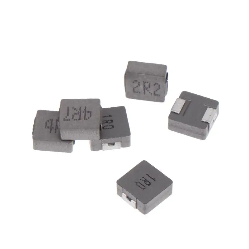50Pcs 1uH 2.2uH 4.7uH Integrated Mold SMD Inductor High Current Inductors For PCB Circuit Electronic Power Supply Repair