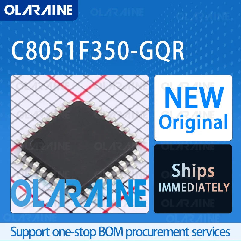 1/5/10Pcs C8051F350-GQR LQFP-32 original ic chip 8-bit microcontroller-MCU Core 8051 Program memory 8 kB 17 I/O Voltage - 3.6 V