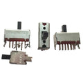 1pcs/lots Japan ALPS SSSF040800 Toggle Switch 12 Foot 2 Positions with Bracket Double Row Vertical Slide