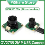 Raspberry Pi OV2735 2MP USB Camera (A) Distortion-Free USB 2.0 For Jeston RDK