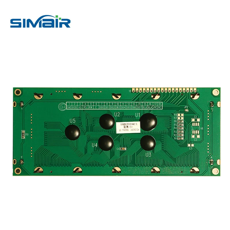 New STN COB 5/3.3V  HD7780 20*4 Dots Screen 2004 Big Character LCD Display 20x4 Blue
