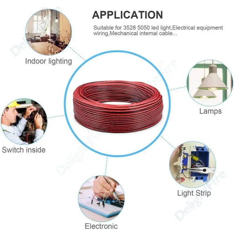 2/3/4/5/6pin LED Strip Extension Cable 22 20 18AWG LED Cable Electrical Wire For RGB RGBW WS2812B LED Strip Lights JST Connector