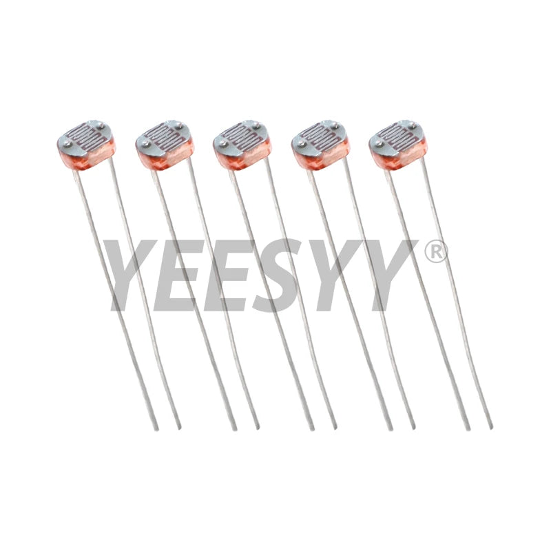 50PCS/lot LDR Photo Light Sensitive Resistor Photoelectric Photoresistor 5528 GL5528 5537 5506 5516 5539 5549 For Arduino