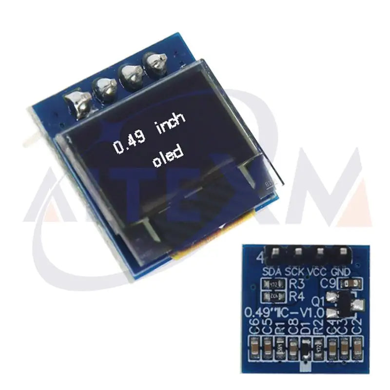 0.49 Inch OLED Display LCD Module White 0.49" Screen 64x32 I2C IIC Interface SSD1306 Driver for Arduino AVR STM32 YANXD