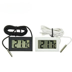 Mini LCD Car Digital Thermometer Hygrometer Temperature Indoor Outdoor Temperature Sensor Humidity Meter Gauge Instruments