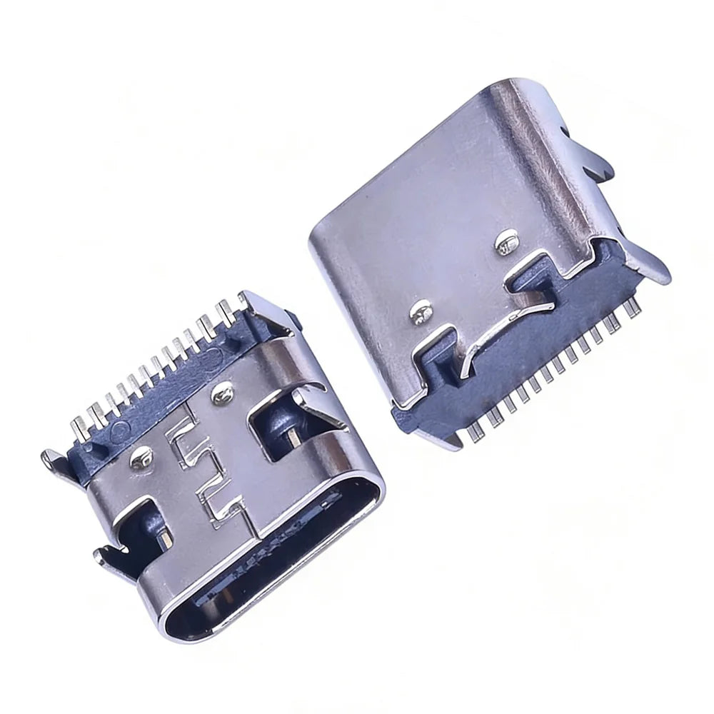 5/10pcs USB Female Socket 3.1 TYPE-C 12PIN Single Row SMT Four Pin Plug-in Board Type-C Double-Sided Plug