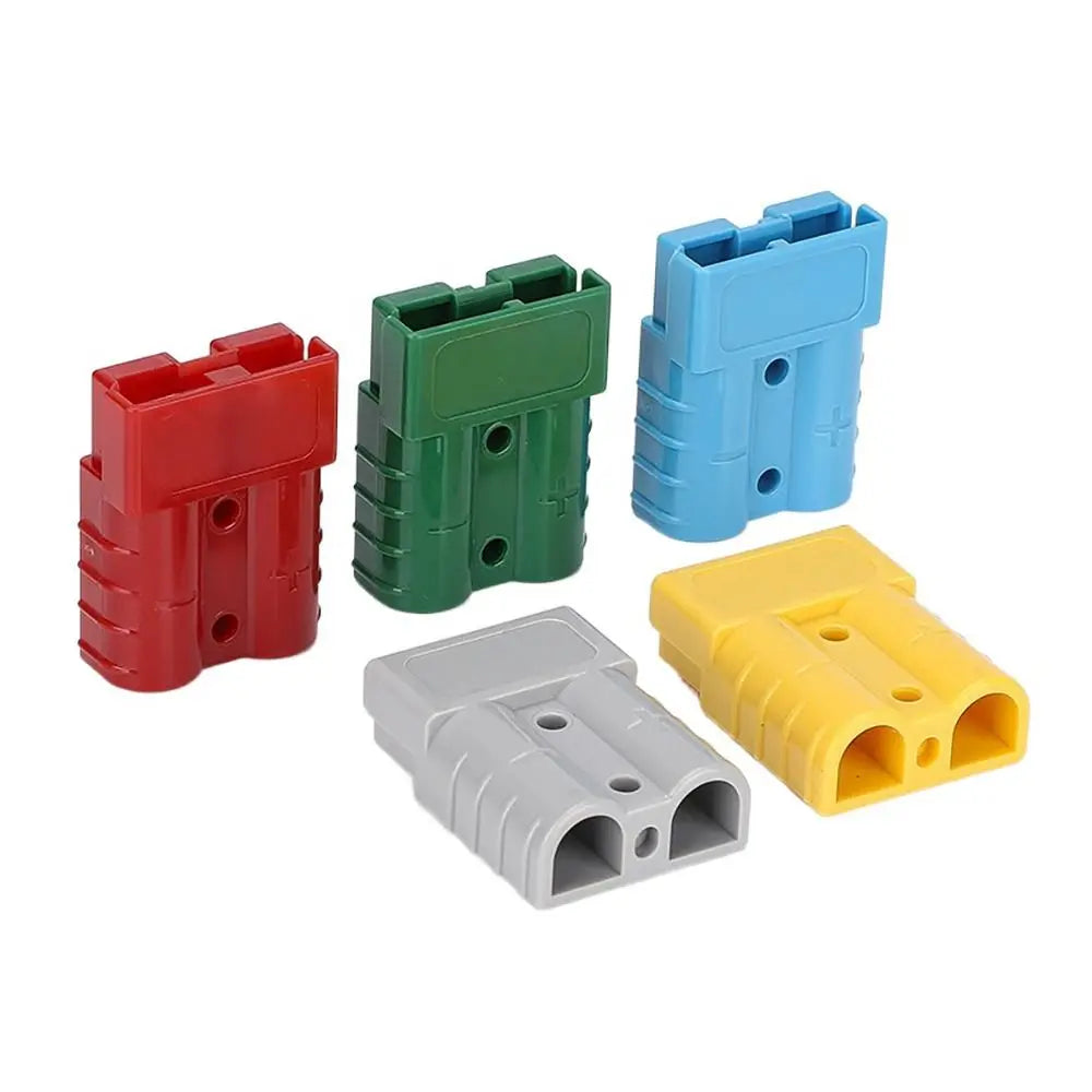 Power Connectors 50 AMP Plug Cable Terminal 600V Grey Red Quick Plug Connector Battery Power Connector