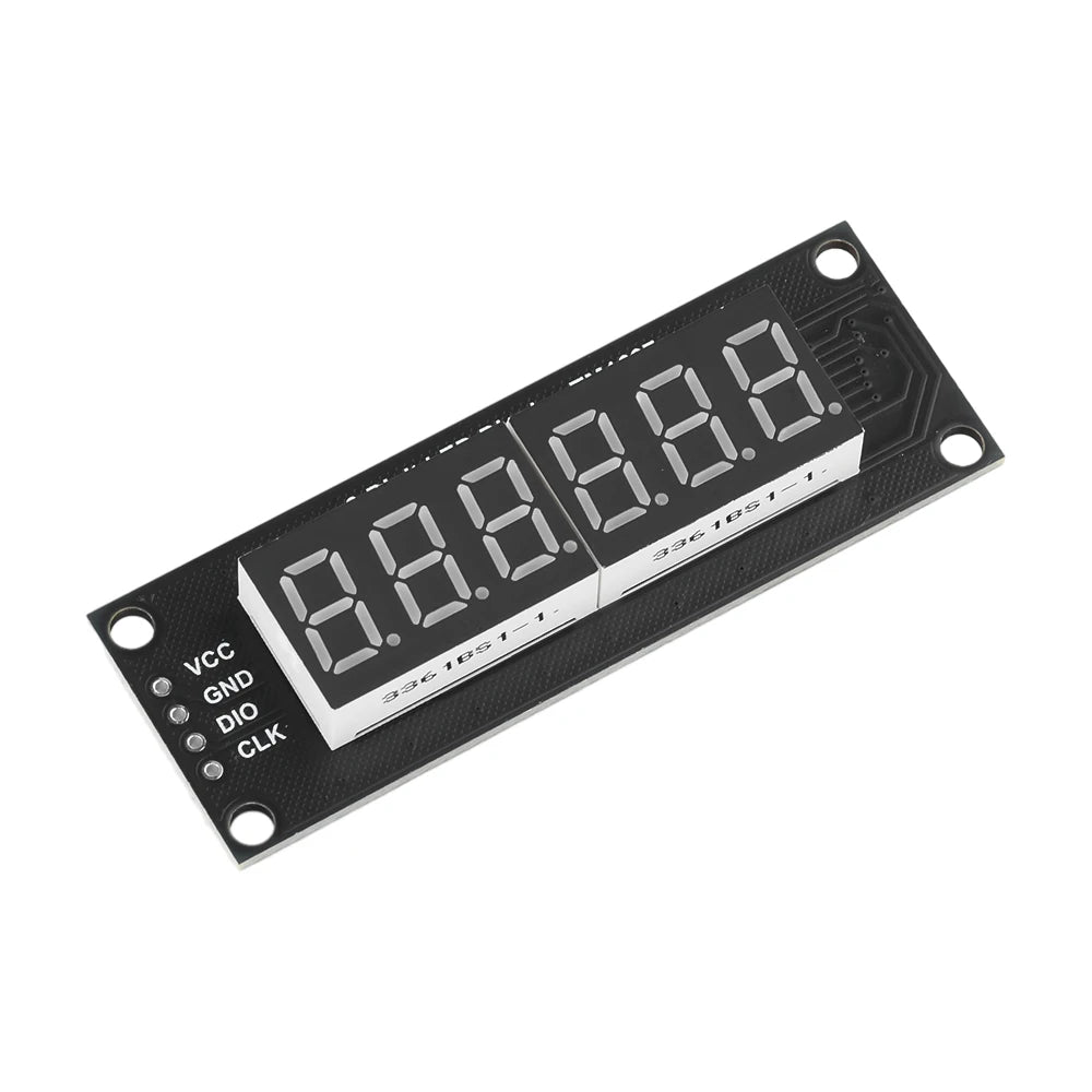 0.36 Inch 4 Bits 6-Digit LED Digital Display Tube Module 5V 7 Segments TM1637 0.36" Anode Tube Decimal Display Module