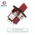 SPDT DPDT Reset Latching Toggle Switch RLS-102 5A 125V 3A 250 AC Mini 3 6PIN ON-ON ON-OFF-ON Rocker Switch Lights Motors