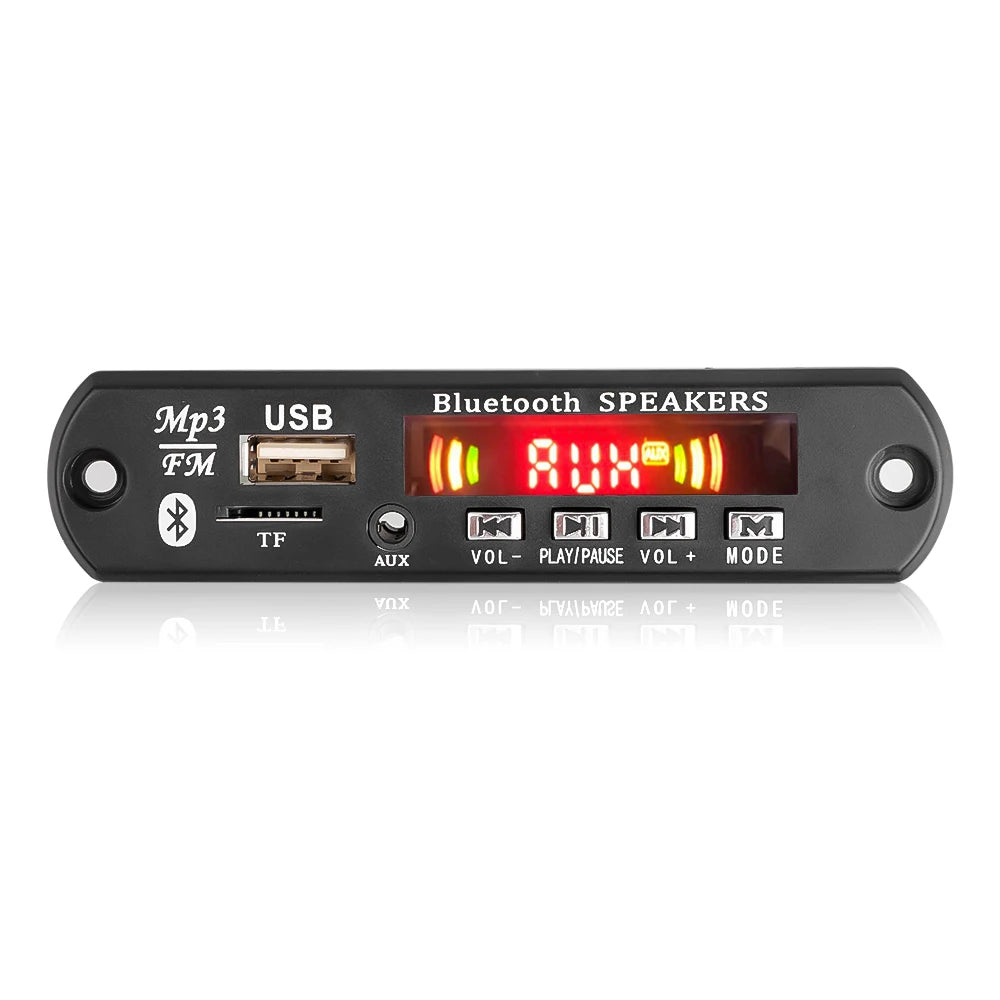 2*40W 80W Amplifier Bluetooth MP3 Decoder Board Handsfree mp3 Player 5V-26V 12V Car FM Radio Module AUX TF/U-Disk For Speaker