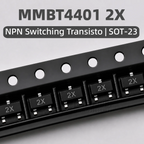 50~3000PCS MMBT4401 2X MMBT4403 2T MMBT5401 2L MMBT5551 G1 SOT-23 SMD NPN PNP BJT Switching Transistor