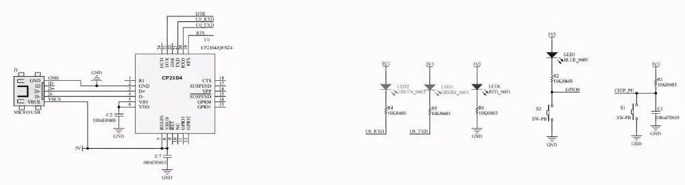 ESP8266 ESP-WROOM-32 ESP32-WROVER Development Board Test Programmer Socket Downloader for ESP-01 ESP-12F ESP-07S ESP-12S ESP32