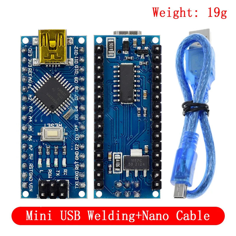 Mini / Type-C / Micro USB Nano 3.0 With the bootloader compatible Nano controller for arduino CH340 USB driver 16Mhz ATMEGA328P