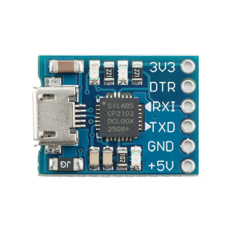5pcs CP2102 USB to Serial UART Downloader Flasher Board USB to TTL Module USB Interface