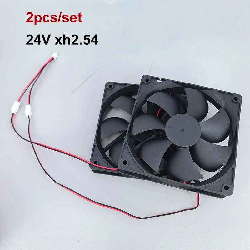 2 in 1 120mm 12cm 12025 DC USB Fan  5V 12V 24v 120mm*120mm*25mm Brushless USB Cooling Fan oil 2PIN PC Case Cooler 12cm E