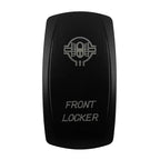 CUSTOM Dual RED Led Laser Etched Rocker Switch ON-OFF ON-OFF-ON (SPST DPDT) for ARB/Carling/NARVA 4x4 Caravan Accessories SUV