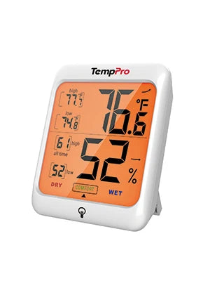 TempPro TP-53 Digital Indoor Home Thermometer Hygrometer Temperature Humidity Sensor Backlight Weather Station For Room