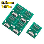 5PCS FPC FFC Connector 0.5mm Pitch Conversion Board SMT To 2.54mm 6P/8P/10P/12P/20P Flexible Cable Adapter Board