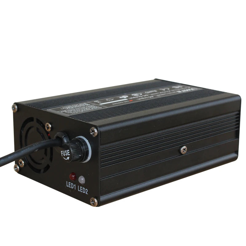 67.2V 4A Charger For 16S 59.2V Li-ion Battery 60V 4A Fast Charge Smart Aluminum Case Lipo Battery Charger 110V To 220V