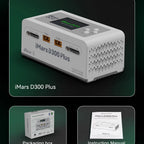 Gens Ace IMARS D300 PLUS Lipo Battery Charger Dual Channel Intelligent Balanced Charger 6S Battery AC300W