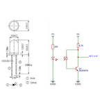 10/50/100 Pairs 5mm 3mm 940nm Infrared Emitter And Receiver Diode LED Pair 301A for Sensor Module