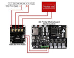 3D Printer Heated Bed Power Module High Current 25A 30A MOSFET Upgrade RAMPS 1.4