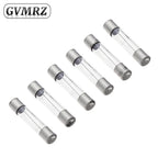 150PCS 15Values 6*30 Glass Tube Fuses Car Glass Tube Fuses Assorted Kit 6X30 with Box fusiveis 0.1A-30A Household Fuses