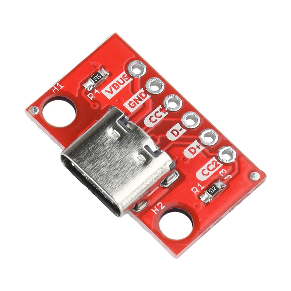 1/5/10/20PCS Type C Female Test Board USB3.1 16P to 2.54 High Current Power Adapter Board Module