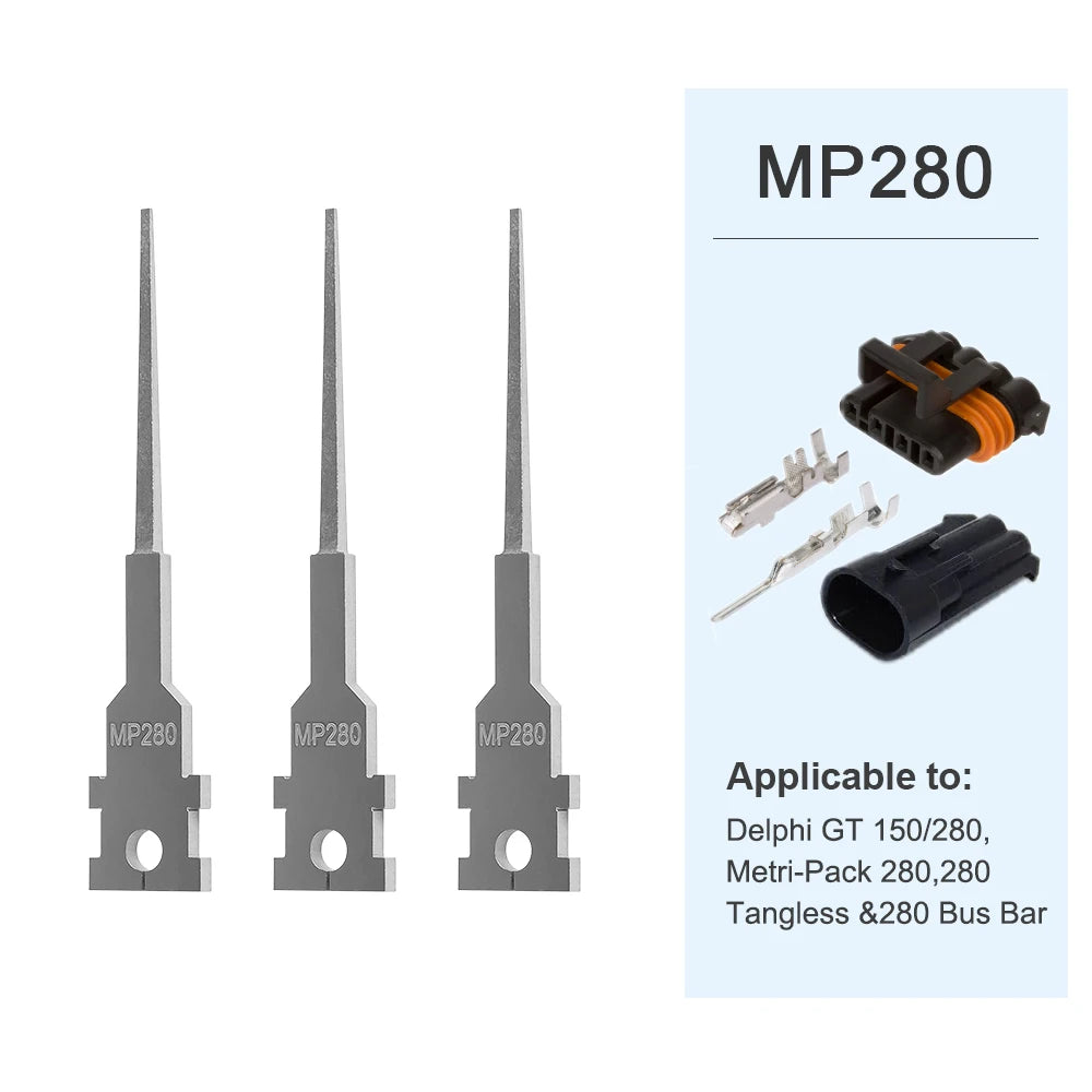 JRready Replacement Tip Kit for Extraction Tool &Terminal Release Tool for Deutsch,AMP/TE,Molex,Delphi,JST,Harting Connectors