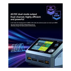 ABKQ-Smart D200neo Quick AC 200W DC 800W 1-6S Lipo Battery Balance Discharger For RC Drone UK PLUG
